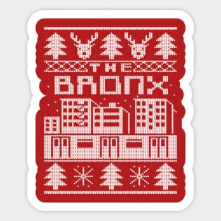 Bronx Christmas Sticker